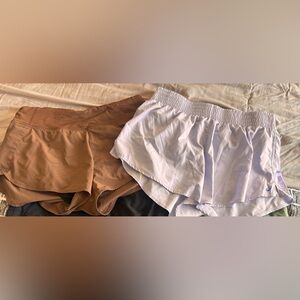 Running short combo - outdoor voices and ASICS